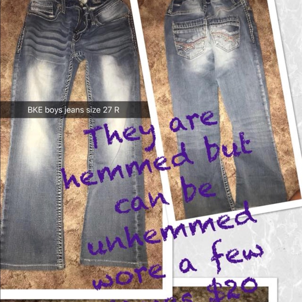 Boys BKE JEANS both for $40!